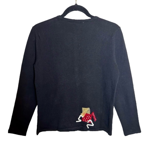 Vintage Cambridge Dry Goods Christmas Button Up Grandmacore Sweater Size Small - Picture 2 of 7